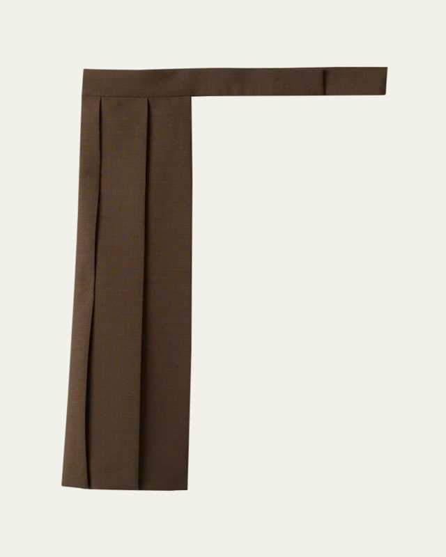 Pleated Skirt Panel